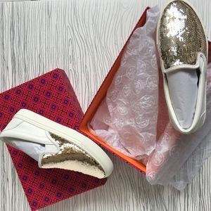 Tory Burch slip on loafers